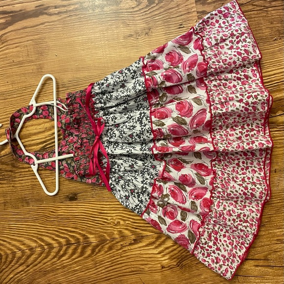 Blueberi Boulevard | size 4T | Summer Halter Neck Dress - Picture 2 of 4